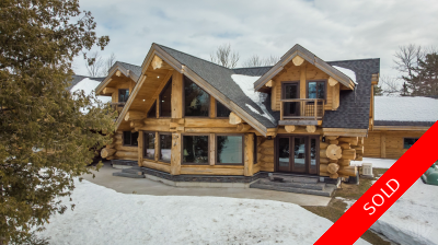 Pioneer Log Cottage on Whitestone Lake for sale