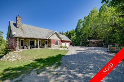 Fantastic Bungalow for Sale on 23+ acres in Almaguin