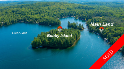 Island for sale on Clear Lake - first time on the market